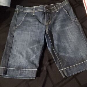 David Kahn Jeanswear Bermuda Denim Jean Shorts Size 27